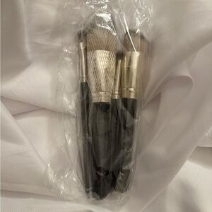 Makeup Brush Set with Black Handles